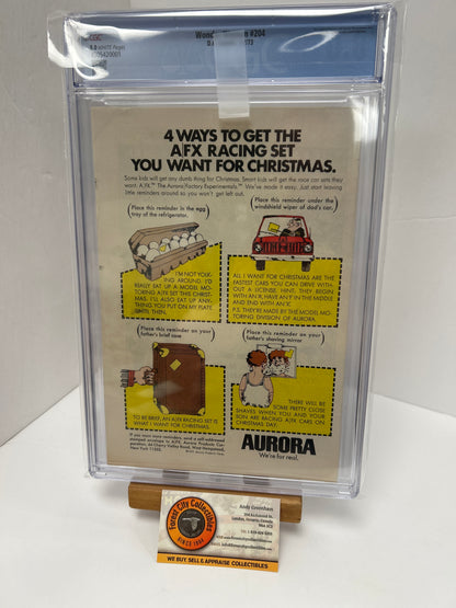 Wonder Woman #204 (White Pages) {CGC 8.0}