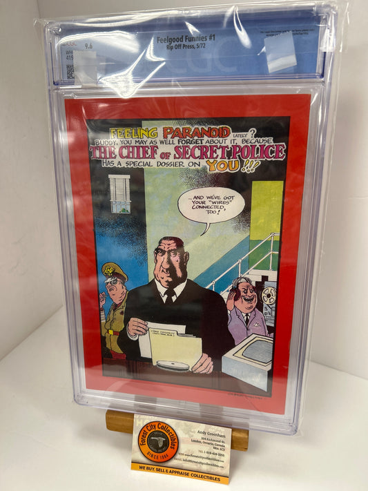 Feelgood Funnies #1 (White Pages) {CGC 9.6}