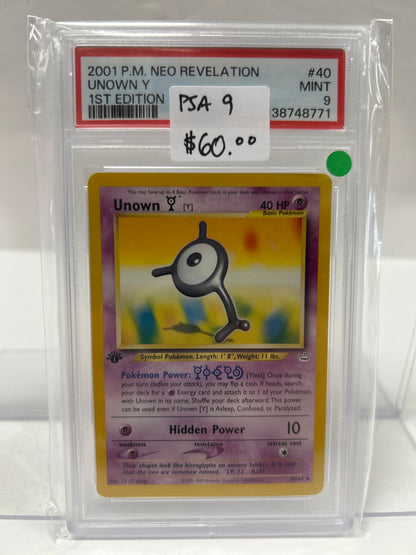 Unown Y 40/46 2001 - PSA (9)