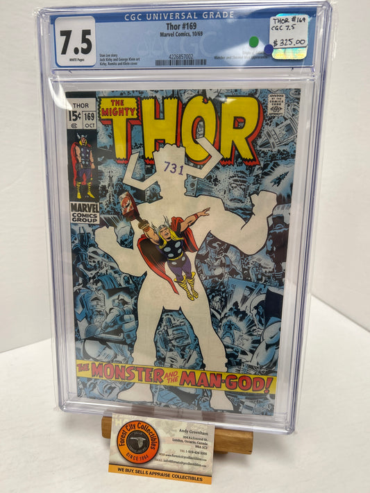 Thor #169 (White Pages) {CBCS 7.5}