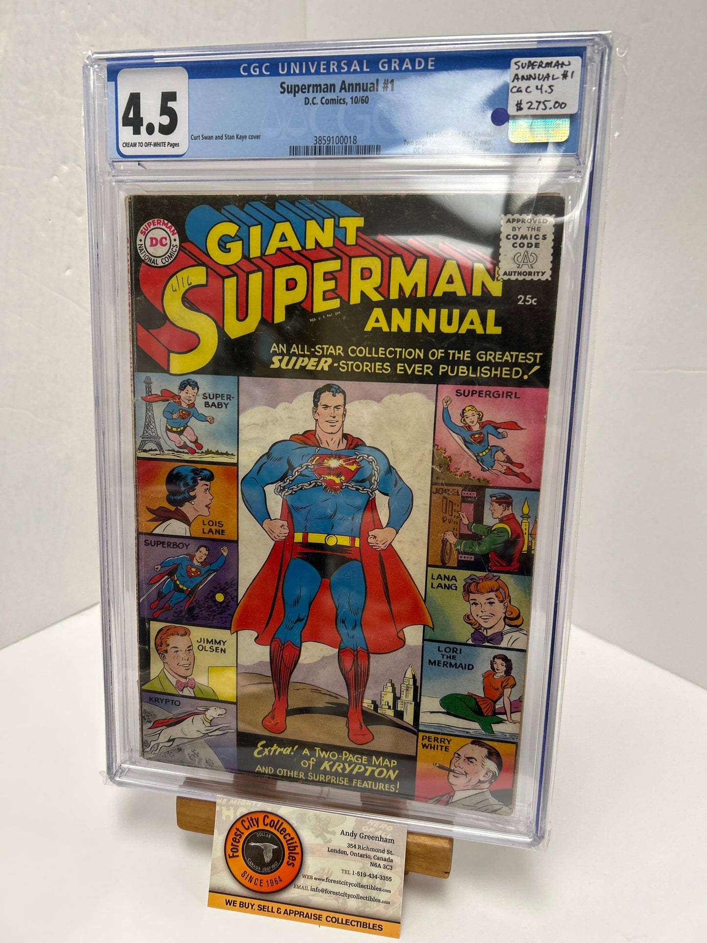 Superman Annual #1 (Cream to OFF-White) {CGC 4.5}