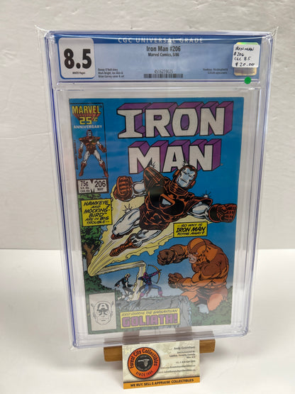 Iron Man #206 {CGC 8.5}
