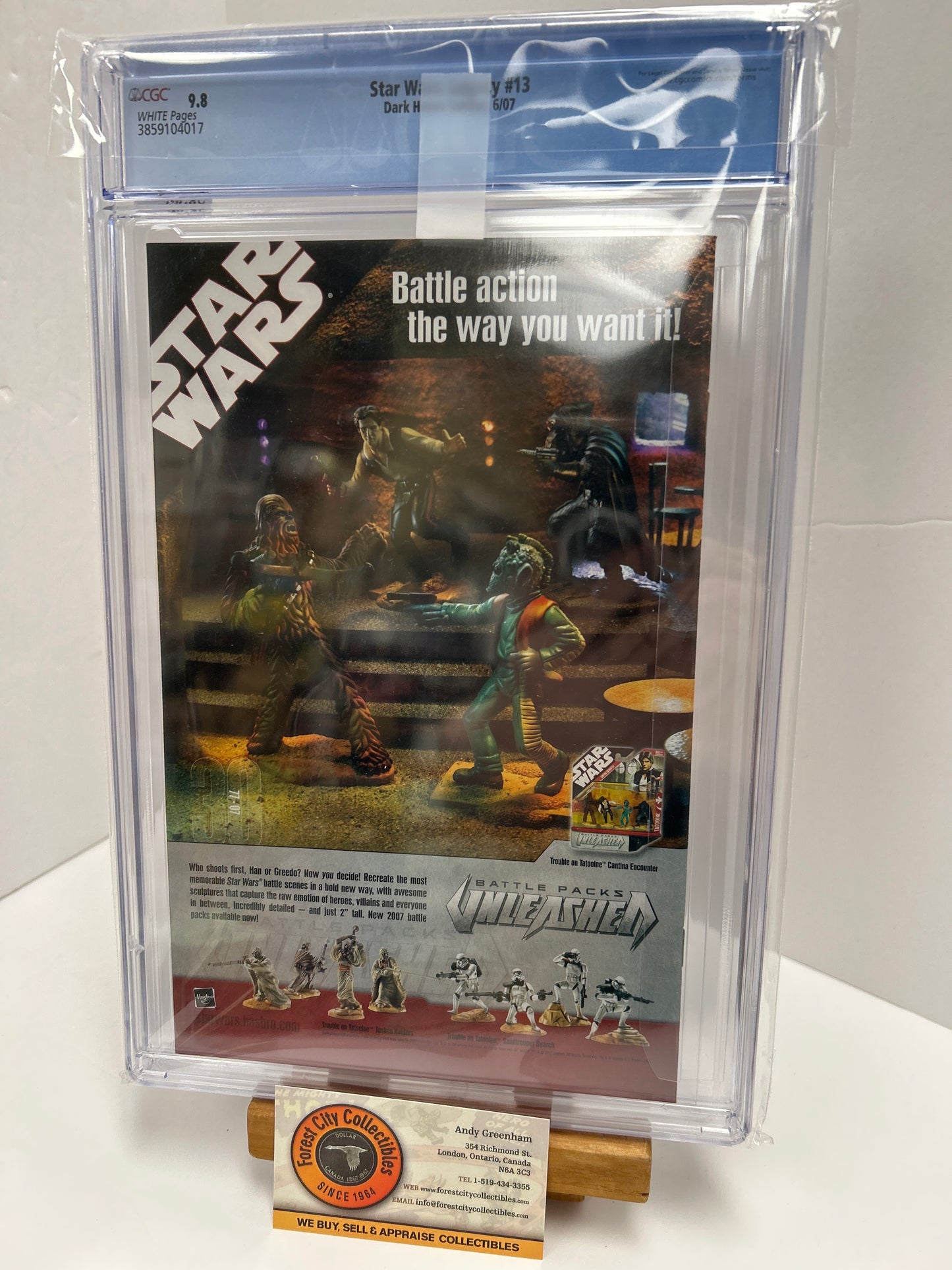 Star Wars: legacy #13 (White Pages) {CGC 9.8}
