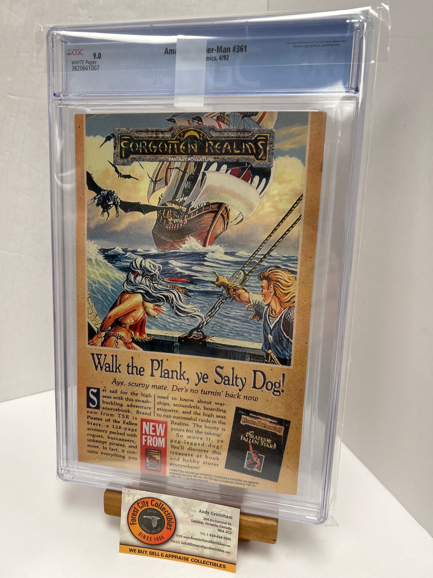 Amazing Spider-man #361 (White Pages) {CGC 9.0}