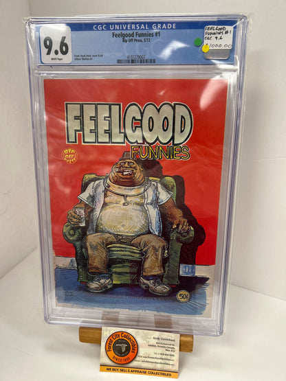 Feelgood Funnies #1 (White Pages) {CGC 9.6}