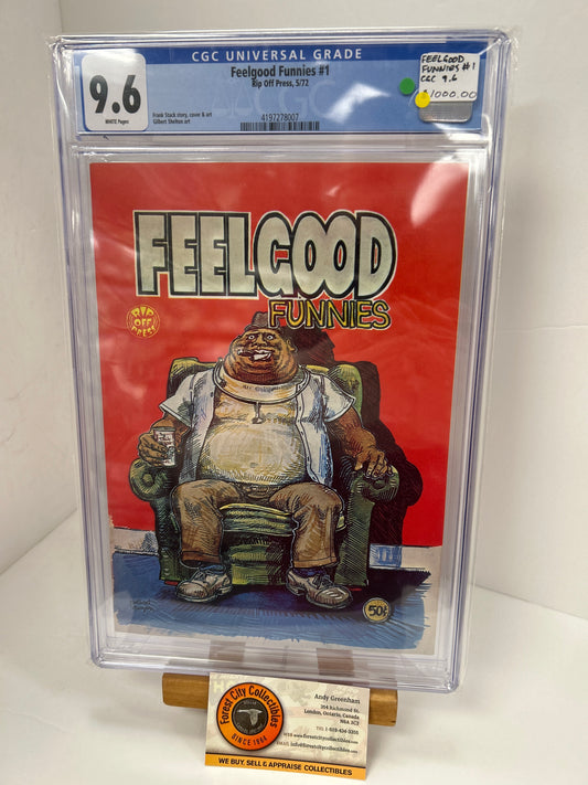 Feelgood Funnies #1 (White Pages) {CGC 9.6}