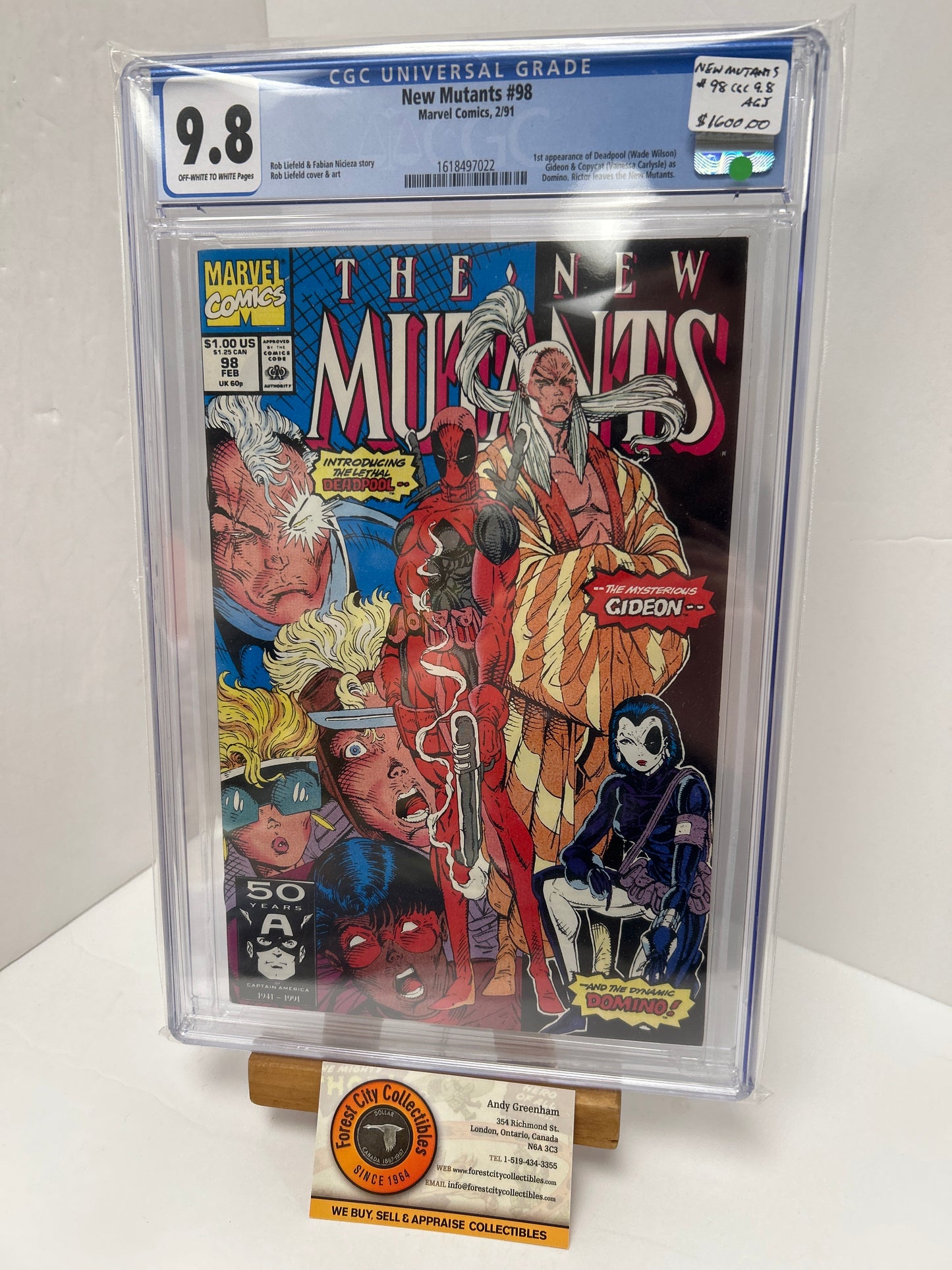 New Mutants #98 (Off White to White Pages) {CGC 9.8}