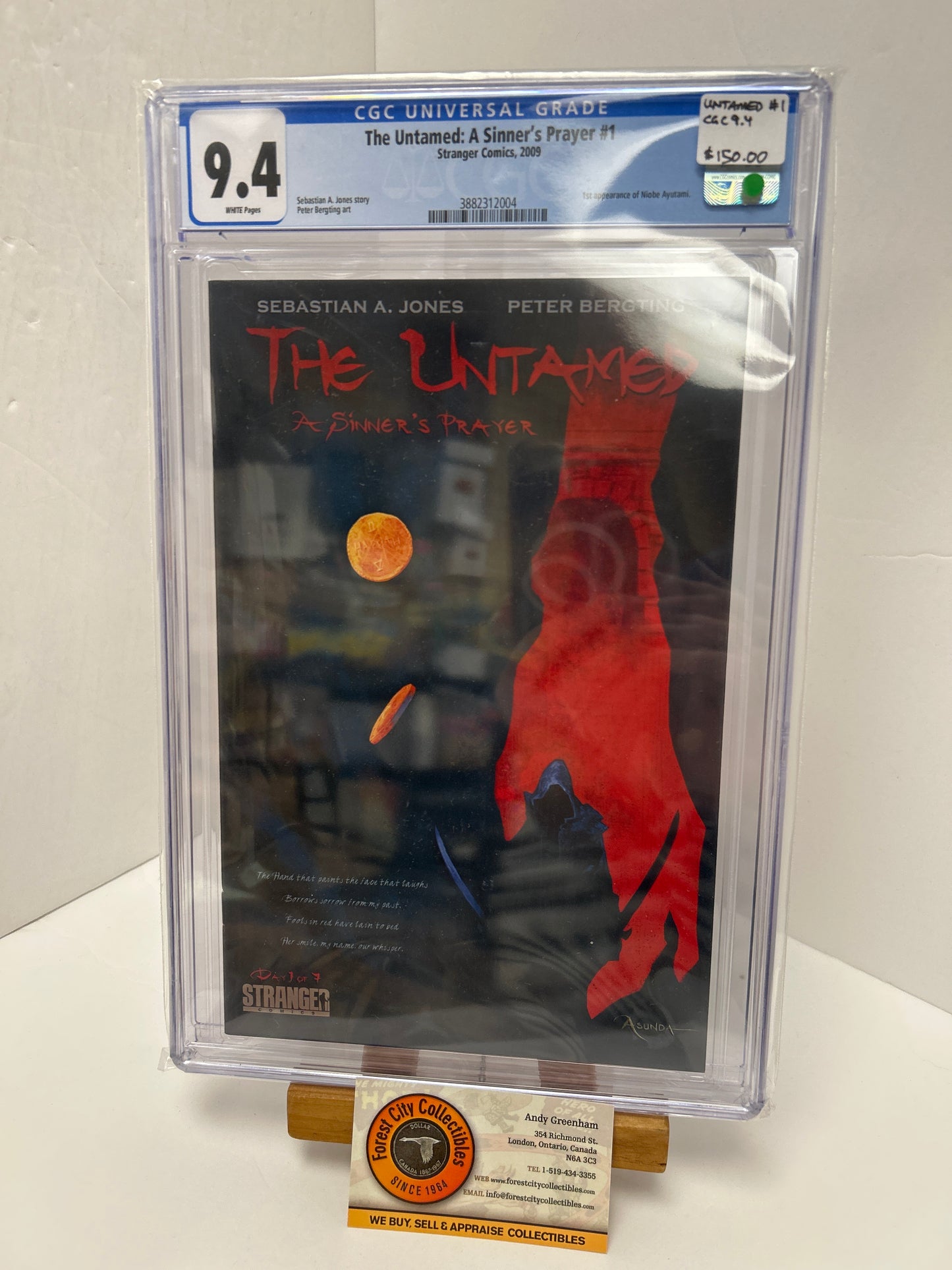 The Untamed: A Sinner's prayer #1 (White Pages) {CGC 9.4}