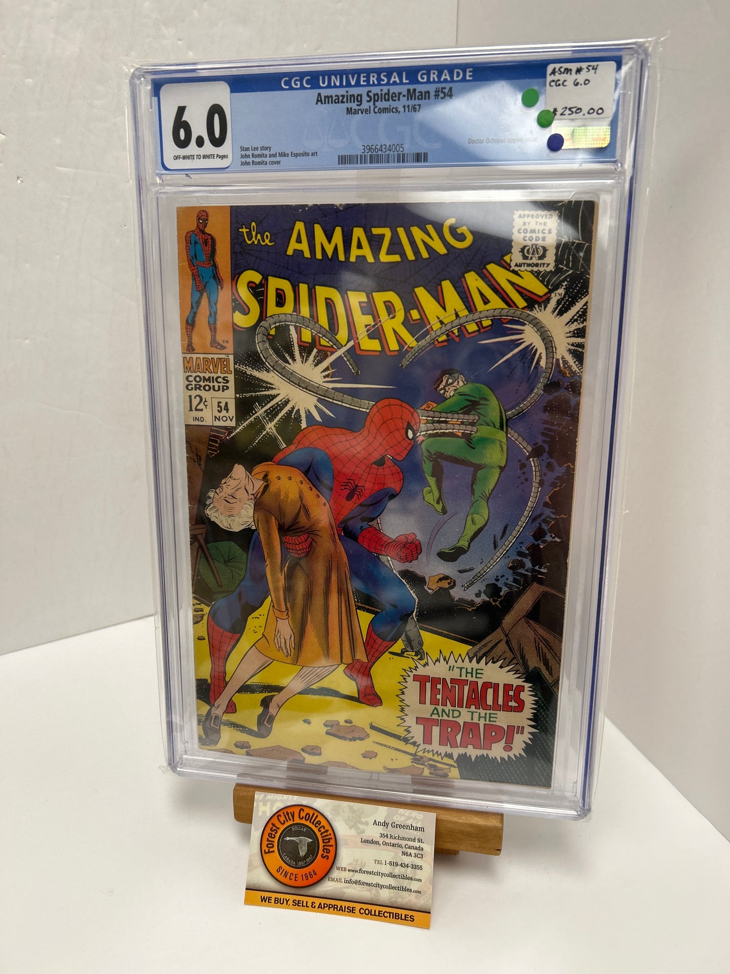 Amazing Spider-man #54 (White Pages) {CGC 6.0}