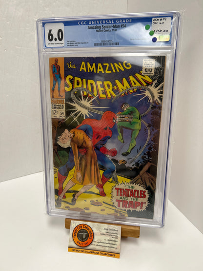 Amazing Spider-man #54 (White Pages) {CGC 6.0}