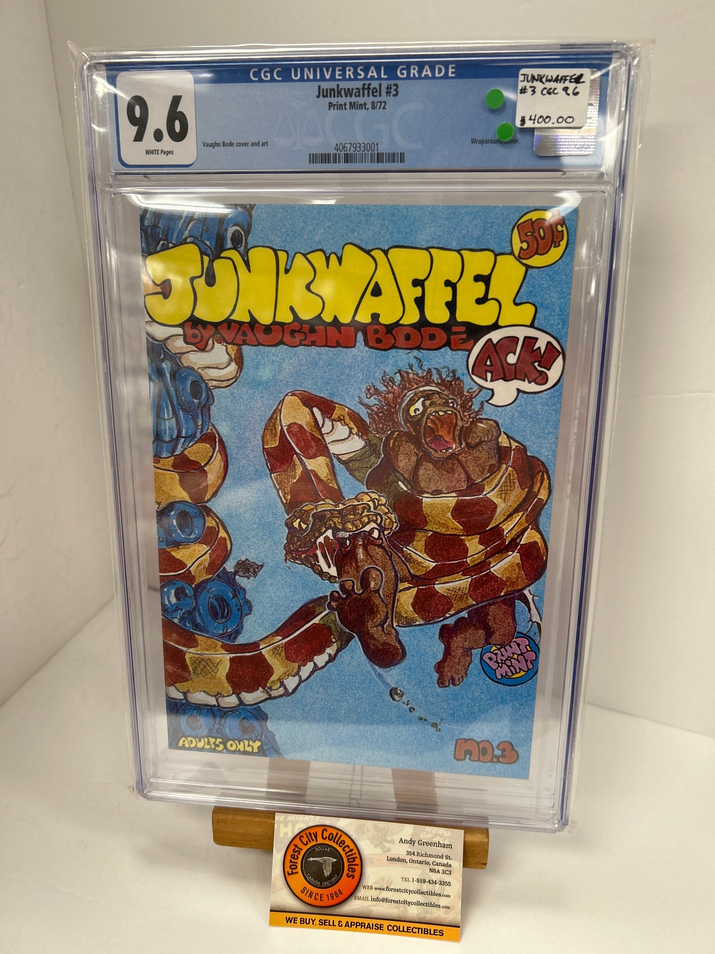 Junkwaffel #3 (White Pages) {CGC 9.6}