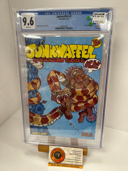 Junkwaffel #3 (White Pages) {CGC 9.6}