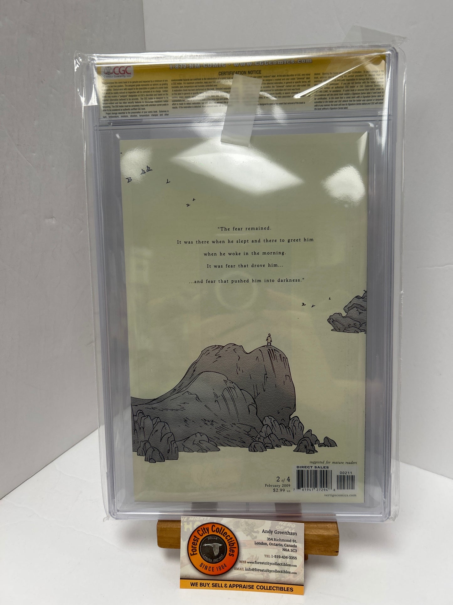 Sandman: The Dream Hunters #2 (White Pages) {CGC 9.8} Signed By Niel Gaiman