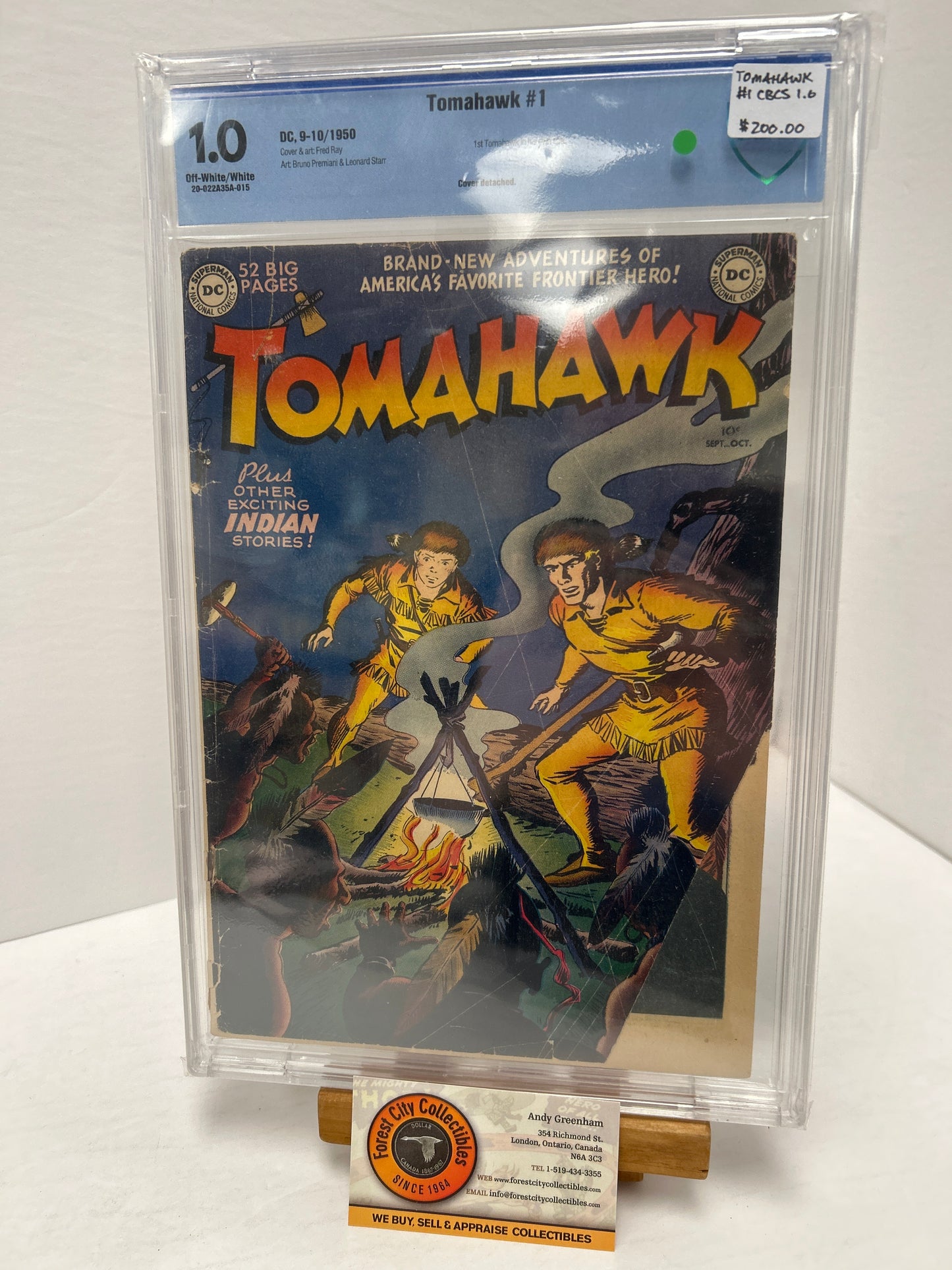 Tomahawk #1 (Off-White/White Pages) {CBCS 1.0}