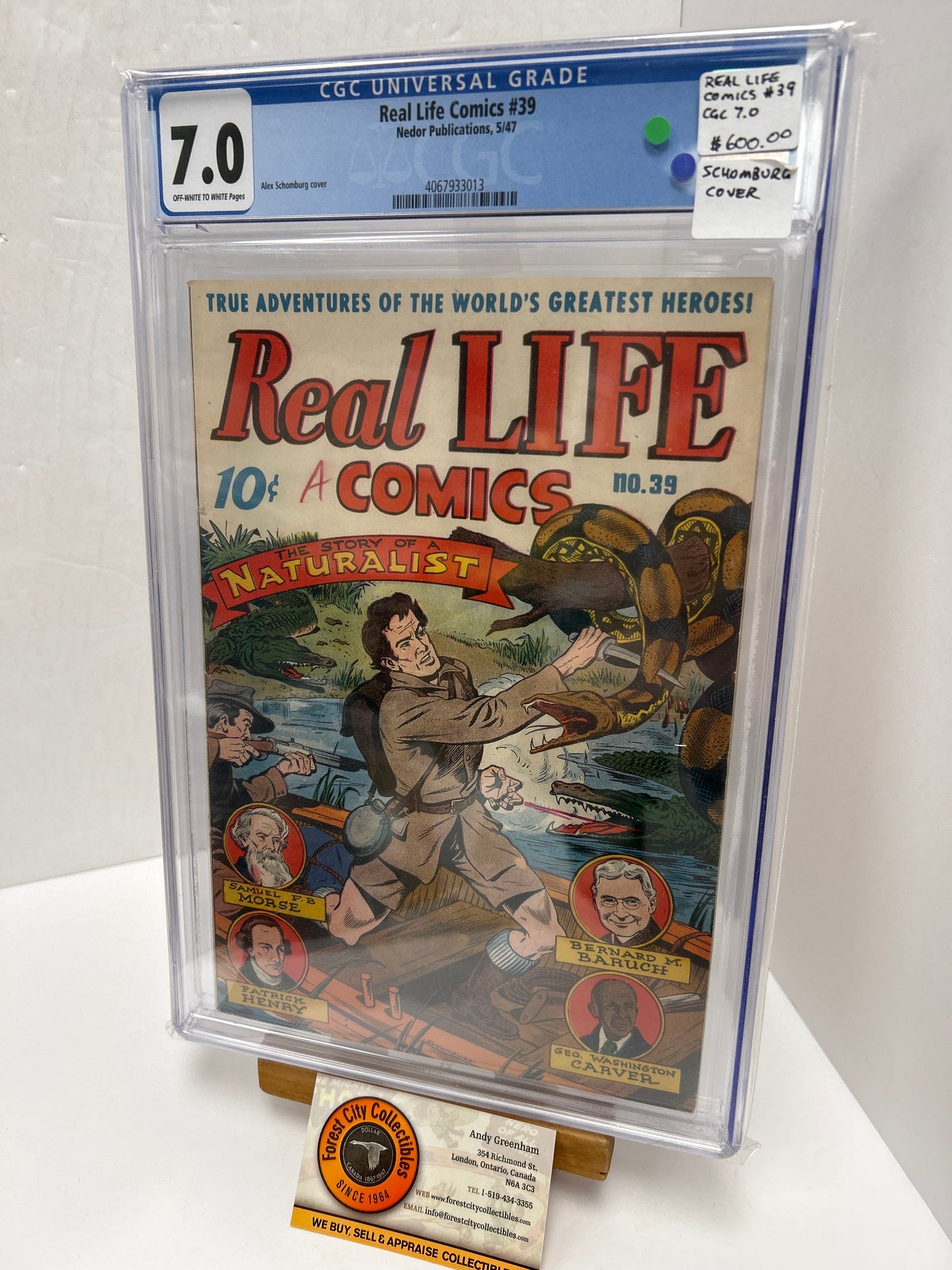 Real life Comics #39 (Off-White to White Pages) {CGC 7.0}