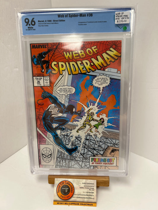 Web of Spider-Man #36 (White Pages) {CBCS 9.6}