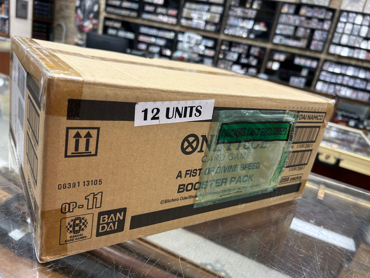 ONE PIECE CG OP-11 A FIST OF DIVINE SPEED  BOOSTER BOX Case (12x Booster Box)
