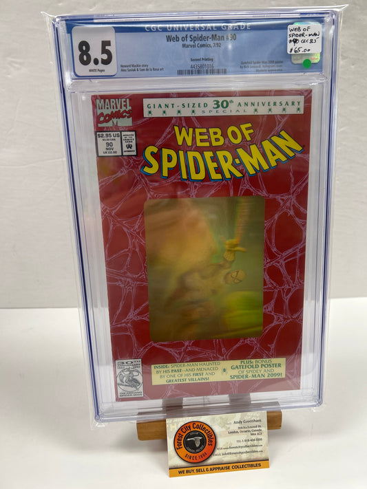Web of Spider-man #90 {CGC 8.5}