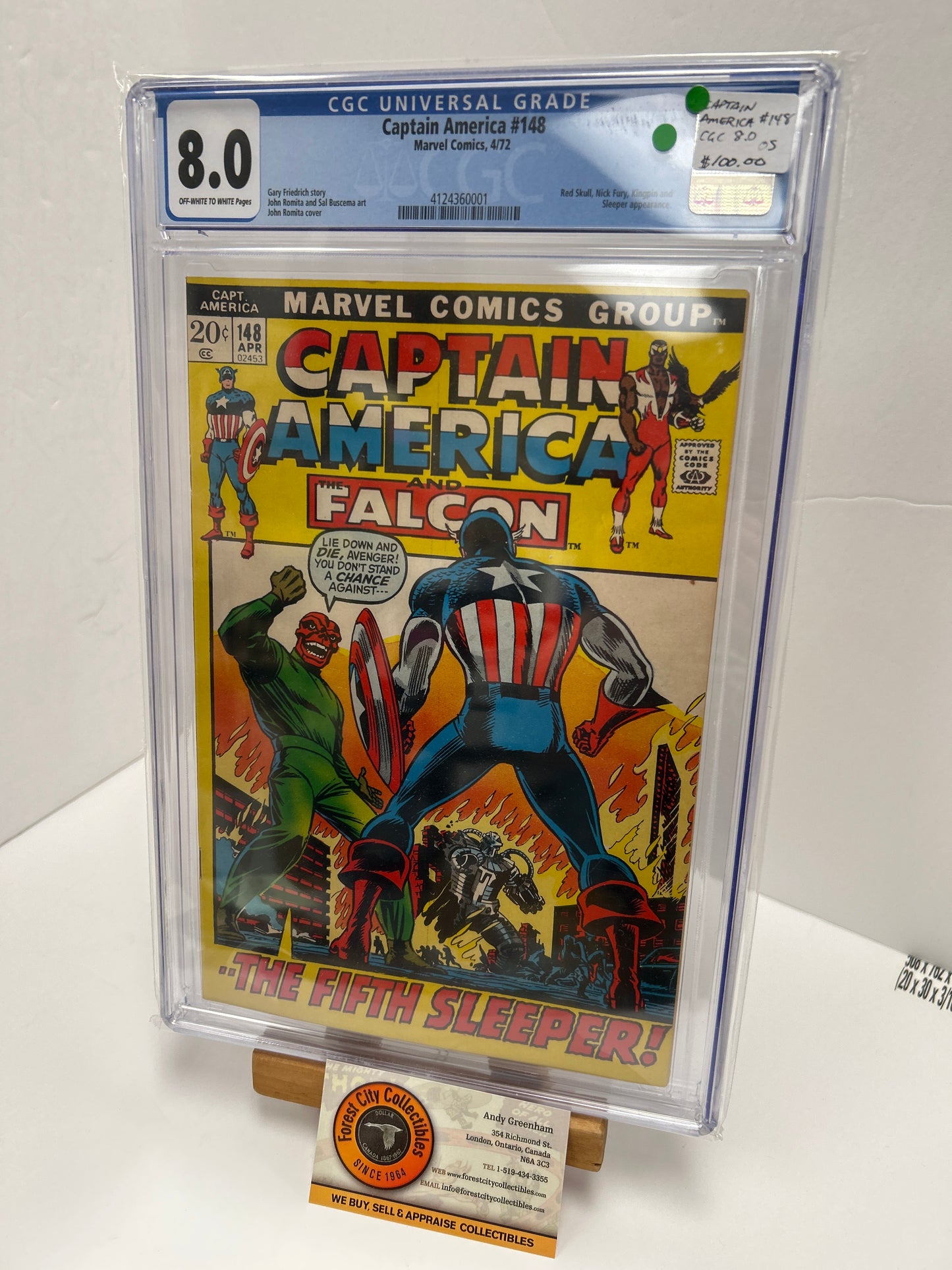 Captain America #148 (OFF-White - White Pages) {CBCS 9.2}