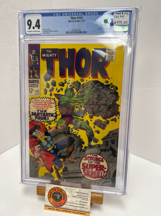 Thor #142 (OFF-White to White Pages) {CGC 9.4}