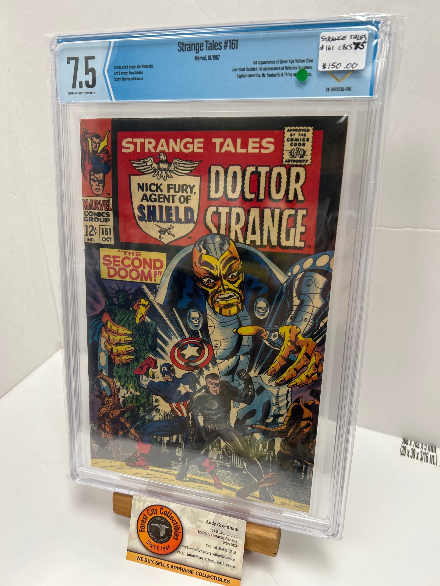 Strange Tales #161 (Off-White/White) {CBCS 7.5}