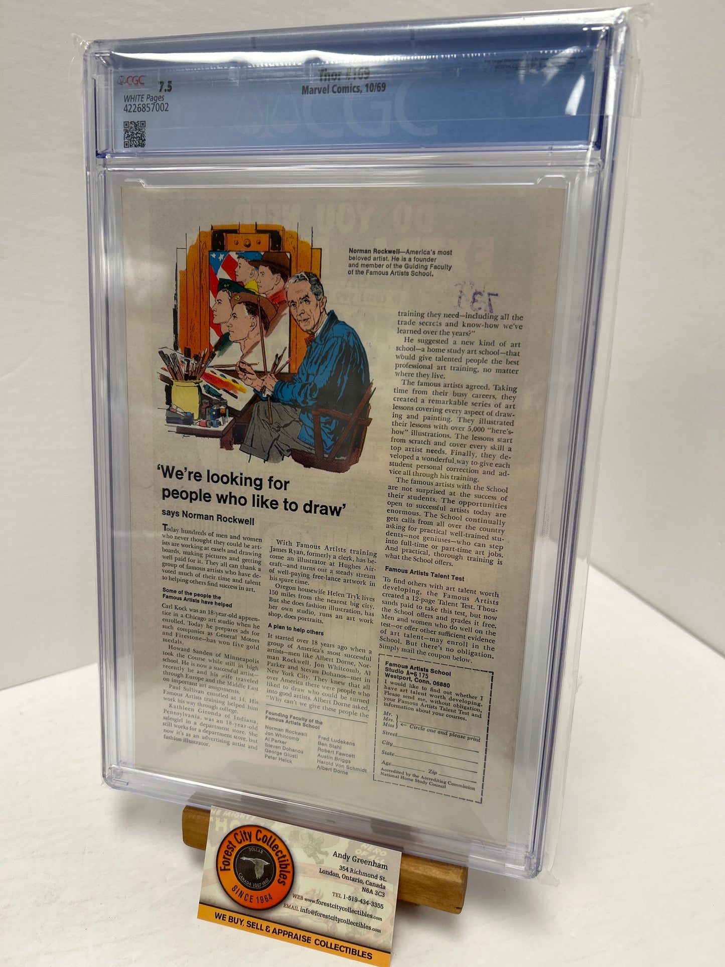 Thor #169 (White Pages) {CBCS 7.5}