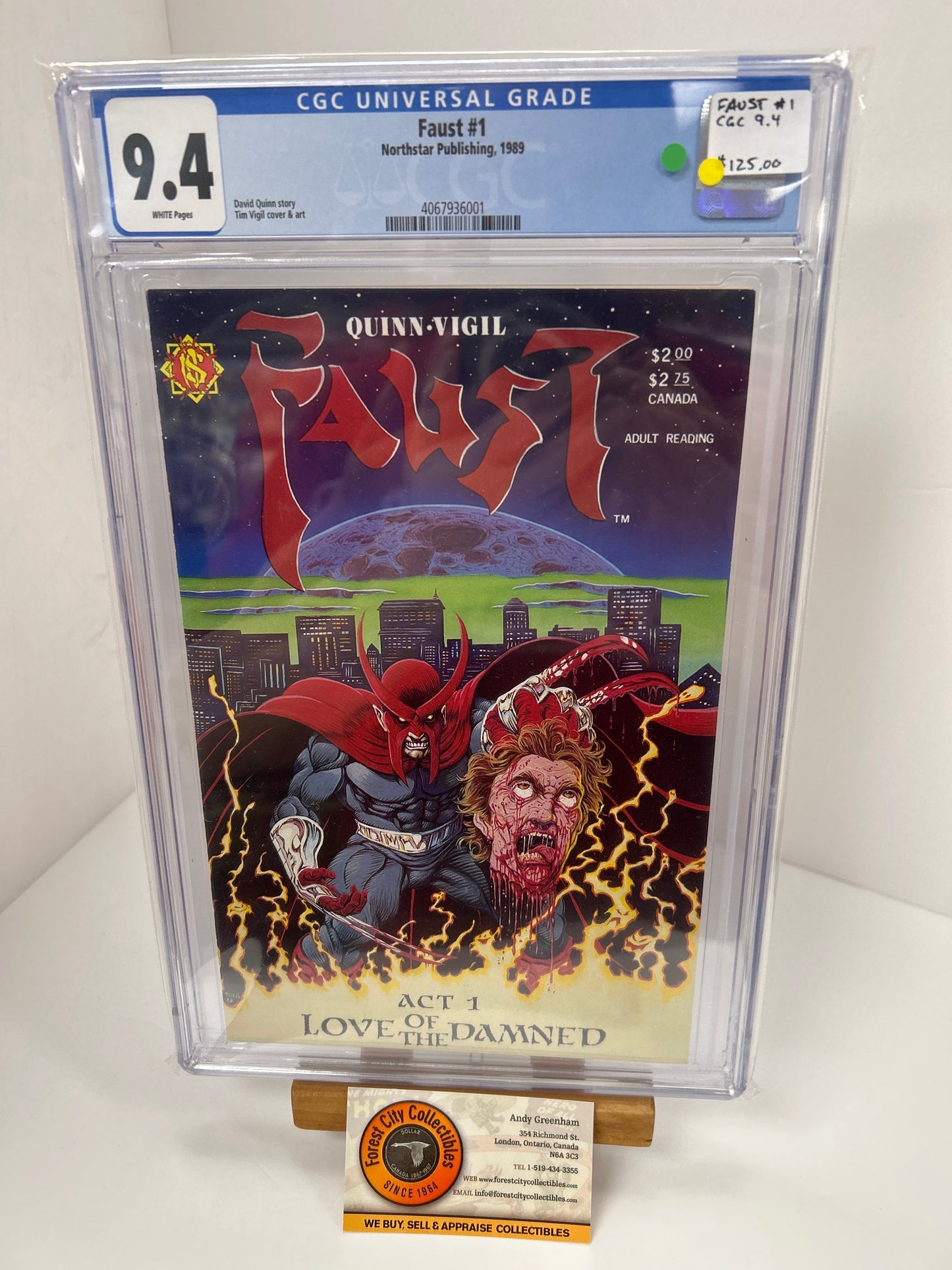 Faust #1 (White Pages) {CGC 9.4}