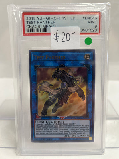 Yu-Gi-Oh! Test Panther 2019 - PSA (9)