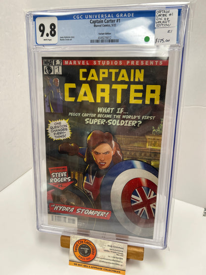 Captain Carter #1 (White Pages) {CGC 9.8}