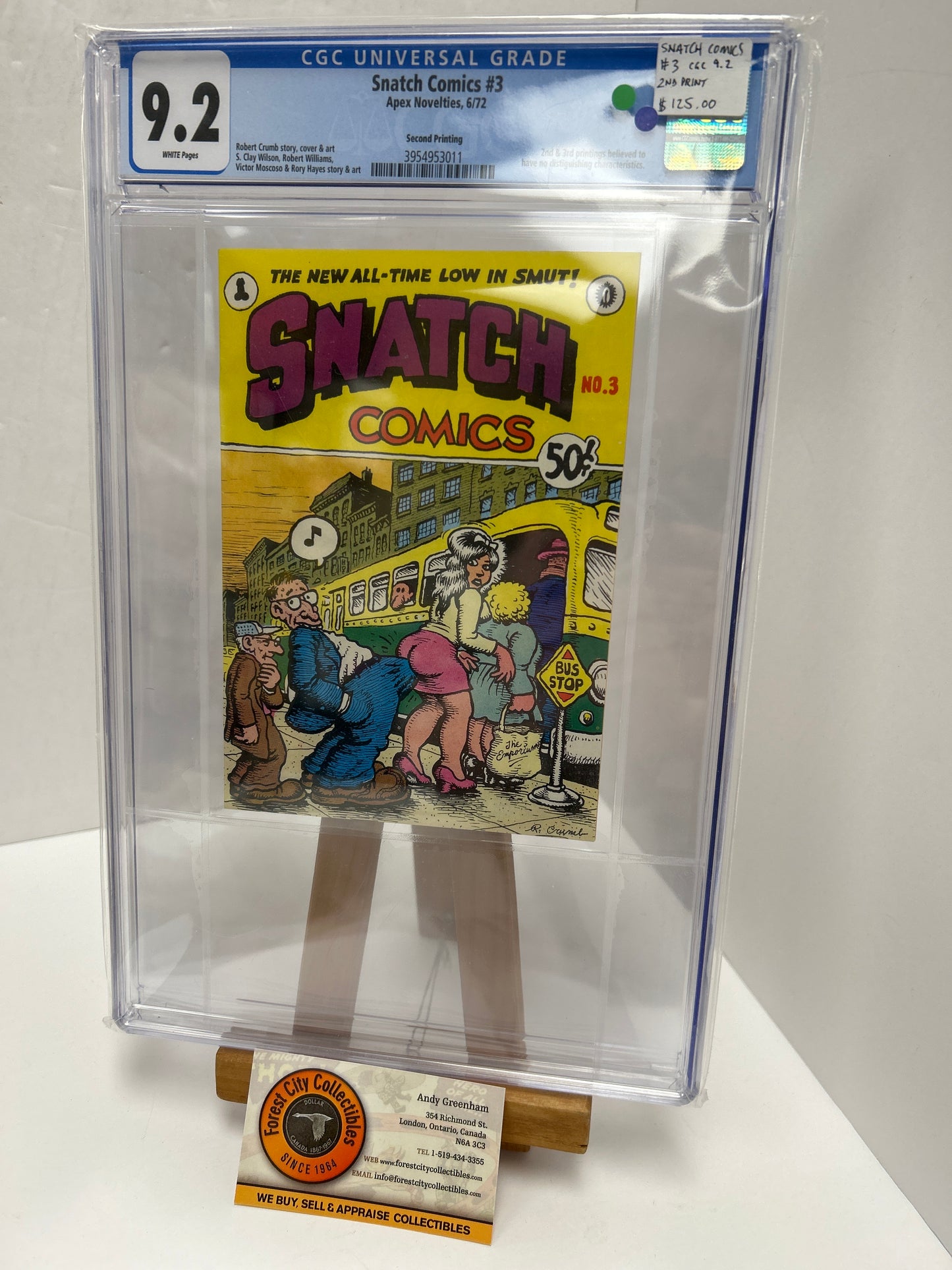 Snatch Comics #3 (White Pages) {CGC 9.2}