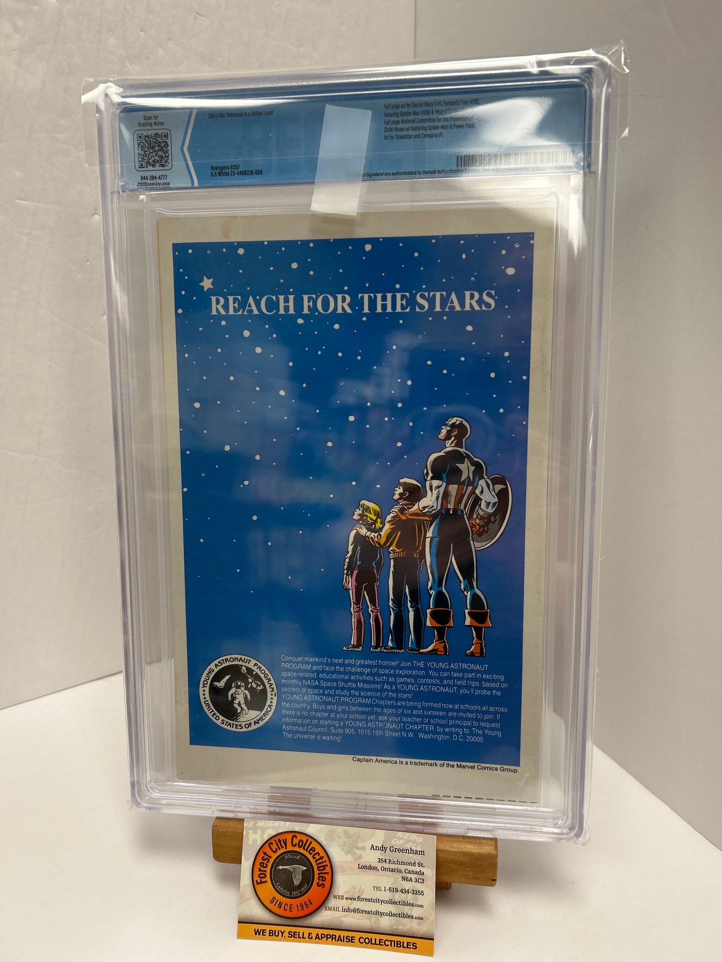 Avengers #257 (White Pages) {CBCS 6.5}