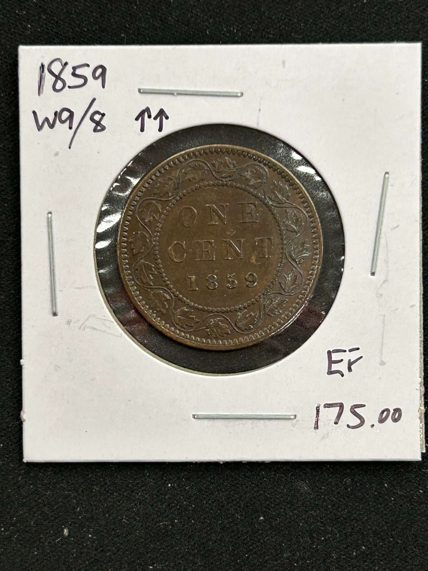 1859 W9/8 (Wide 9 over 8) Medal