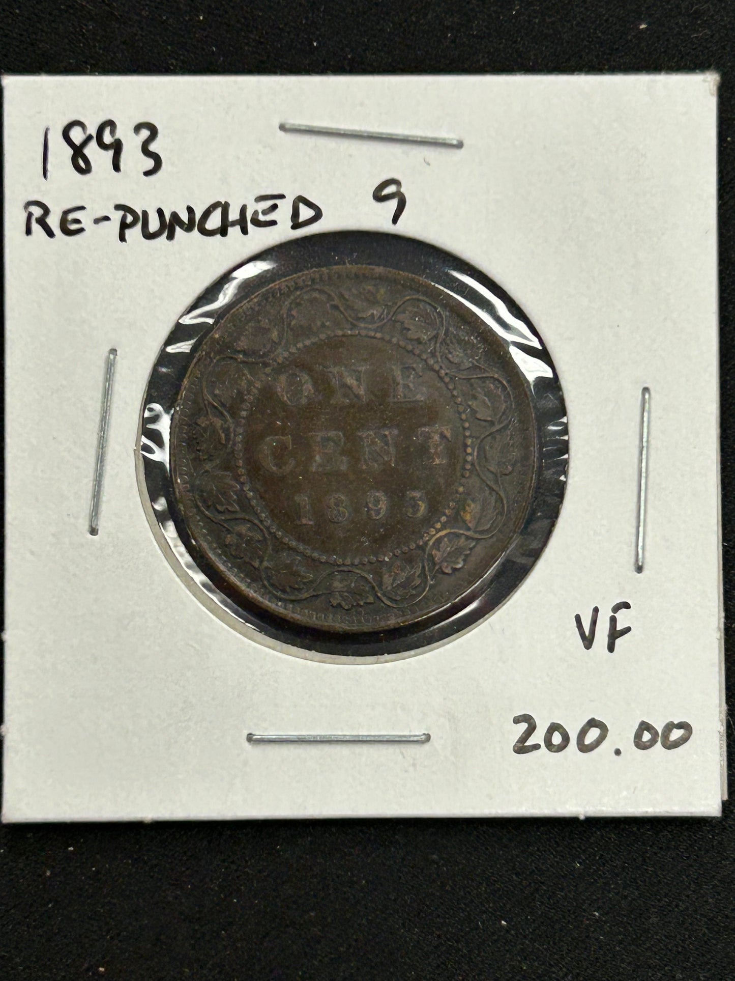 1893 Re-Punched 9