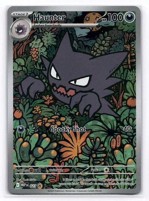 Haunter Illustration Rare Mega Evolutions Black Star Promo 27
