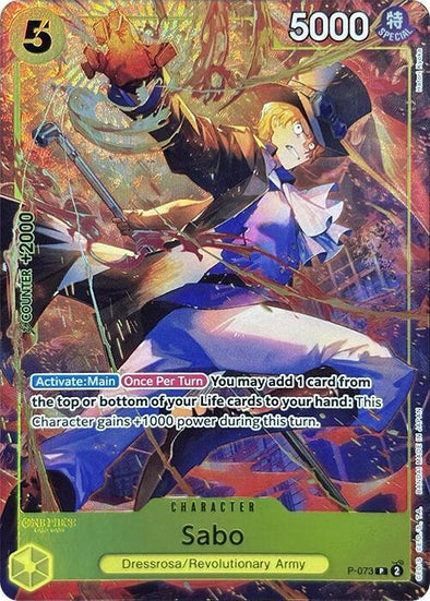 Sabo (Premium Card Collection -Best Selection Vol. 3-) - P-073 - Promo