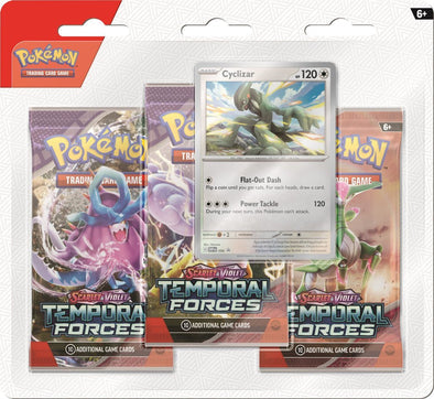 Scarlet & Violet: Temporal Forces - 3-Pack Blister