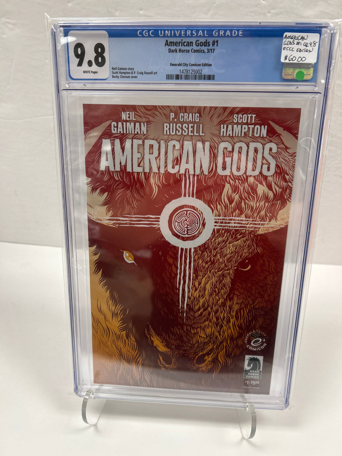 American Gods #1 (White pages) {CGC 9.8}