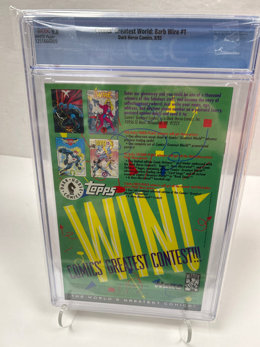 Comics' Greatest World: Barb Wire #1 (White pages) {CGC 9.8}