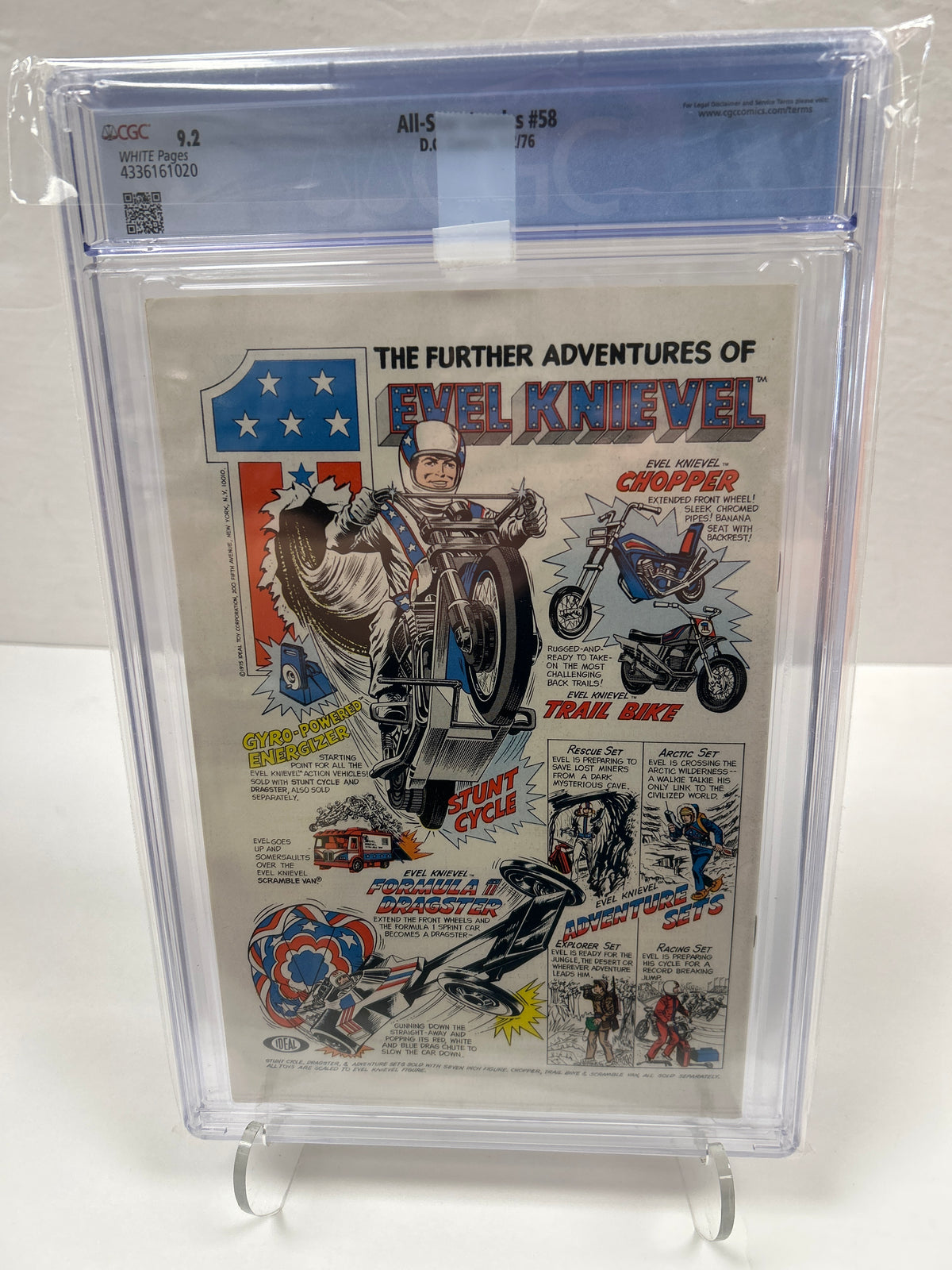 All-Star Comics  #58 (White Pages) {CGC 9.2} D.C. Comics 1-2/76