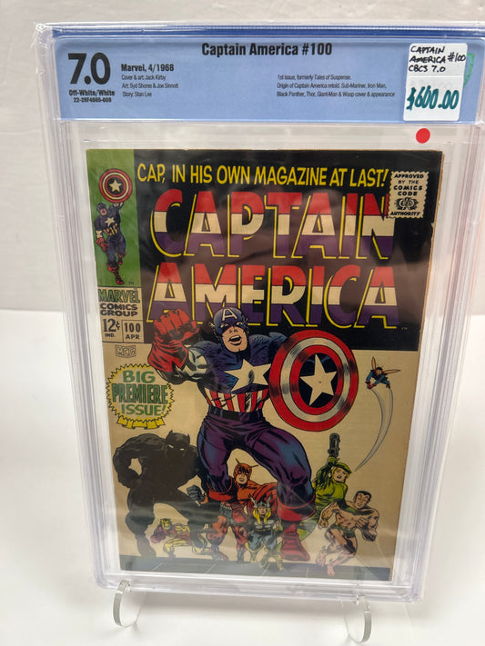 Captain America #100 1968 (OFF-White to White) {CBCS 7.0}