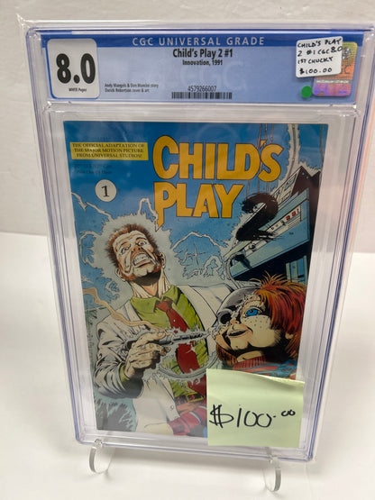 Chaild's Play 2 #1 (White pages) {CGC 8.0}