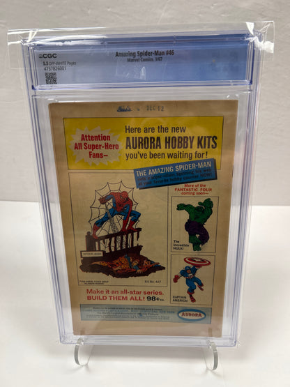 Amazing Spider-Man #46 (OFF-White Pages) {CGC 5.5} 3/67
