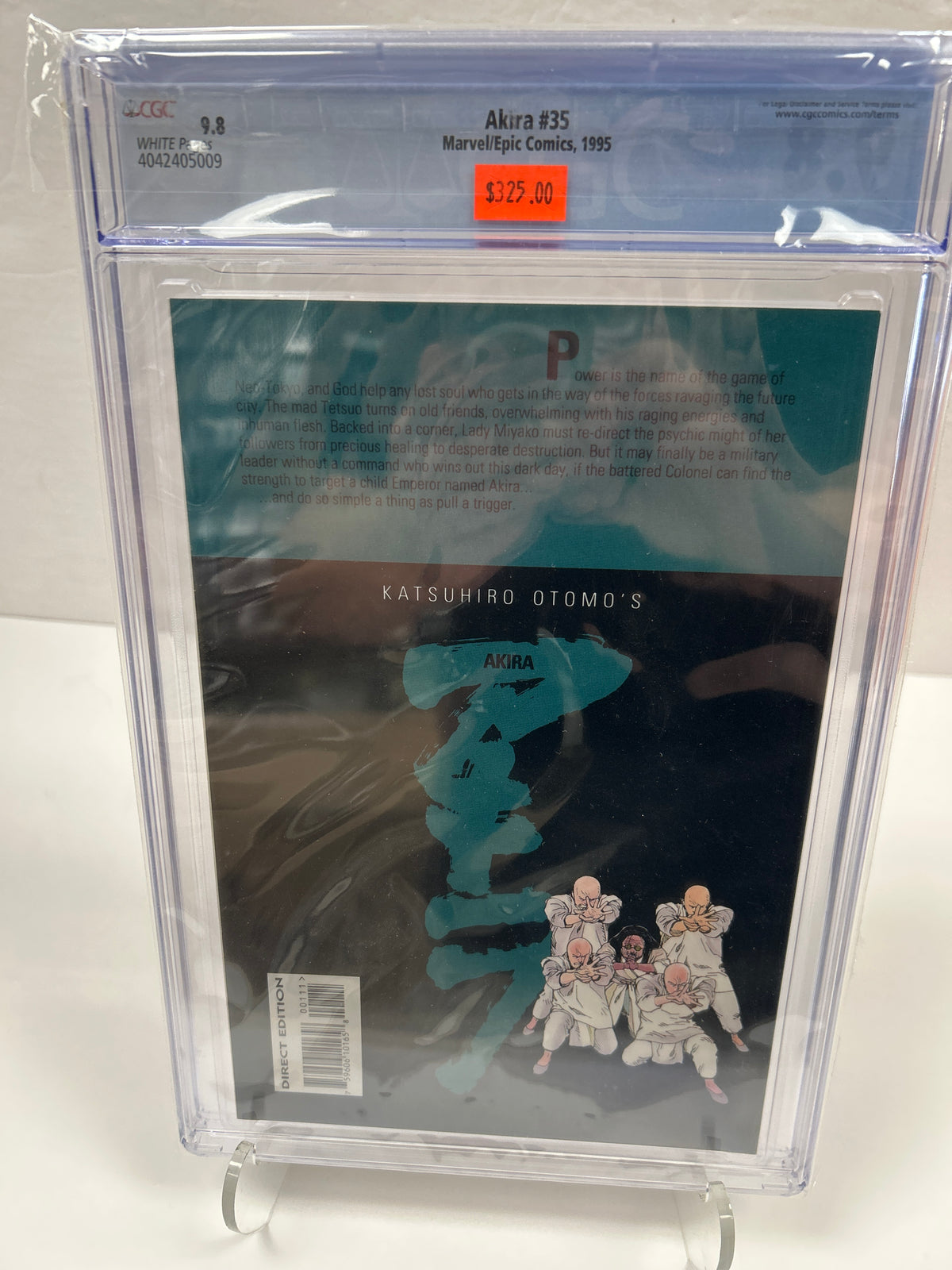 Akira #35 (White Pages) {CGC 9.8} Katsuhiro Otomo Story cover & art, 1995