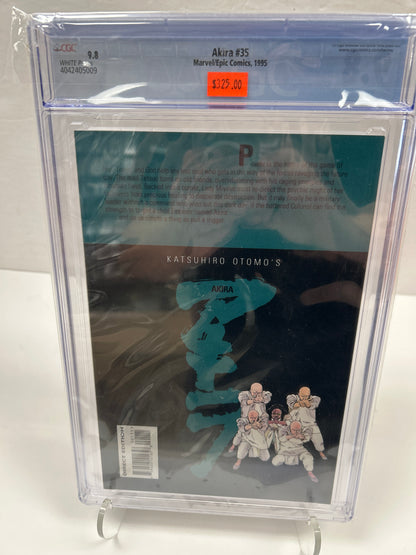 Akira #35 (White Pages) {CGC 9.8} Katsuhiro Otomo Story cover & art, 1995