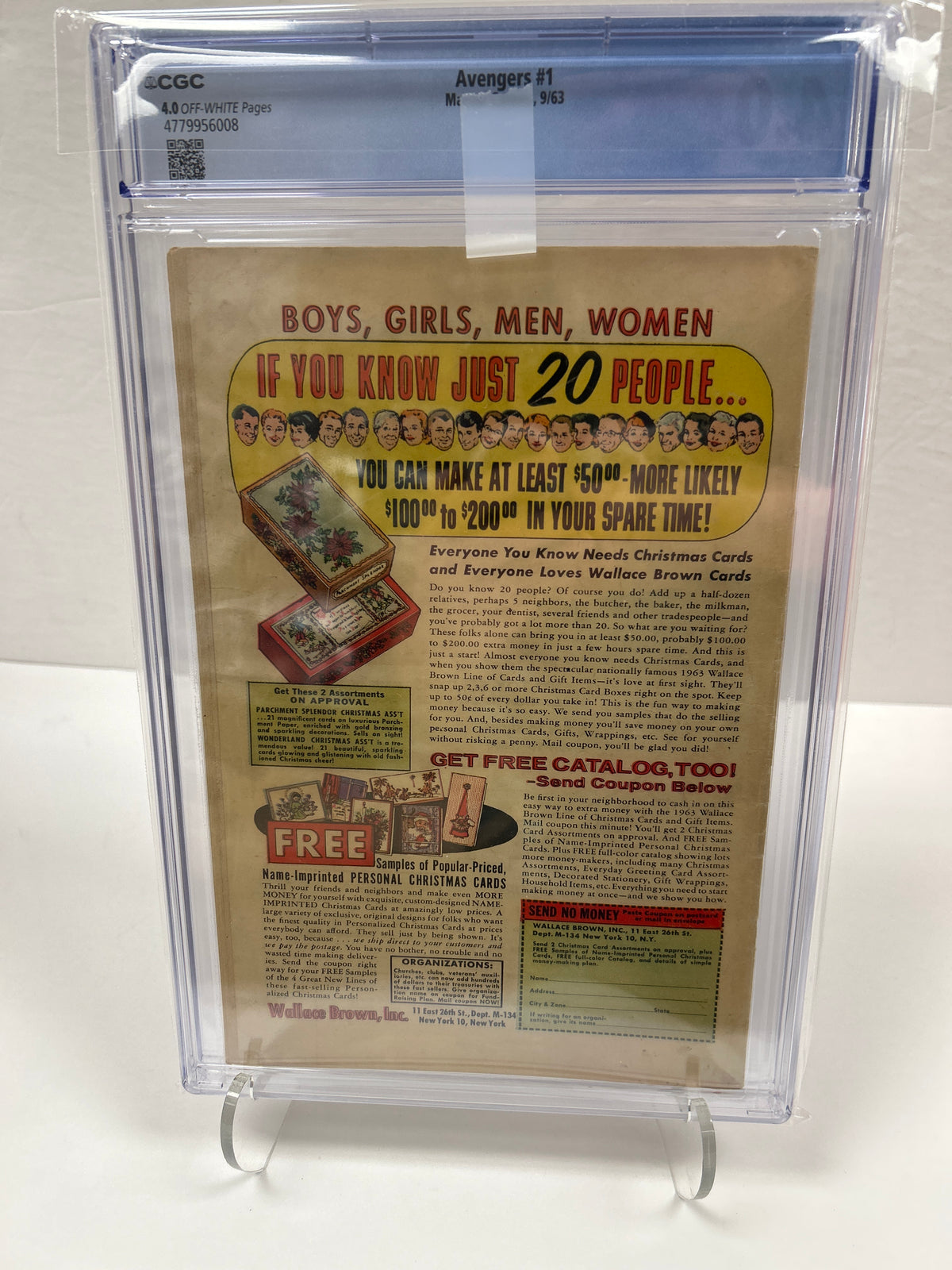 Avengers #1 (OFF-White pages) {CGC 4.0}