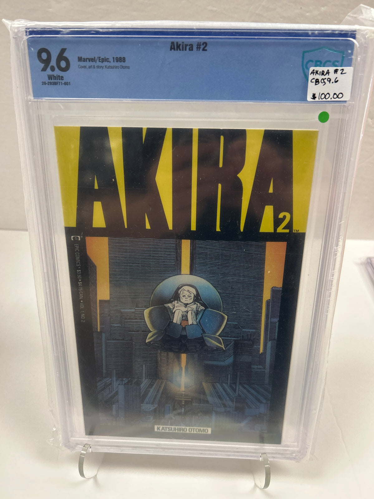 Akira #2 1988 (White) {CBCS 9.6}
