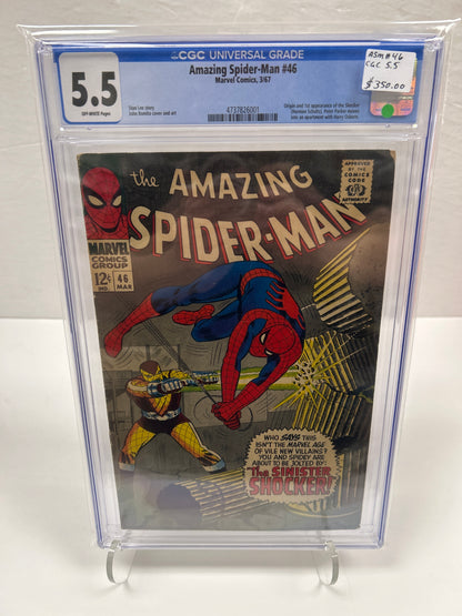Amazing Spider-Man #46 (OFF-White Pages) {CGC 5.5} 3/67