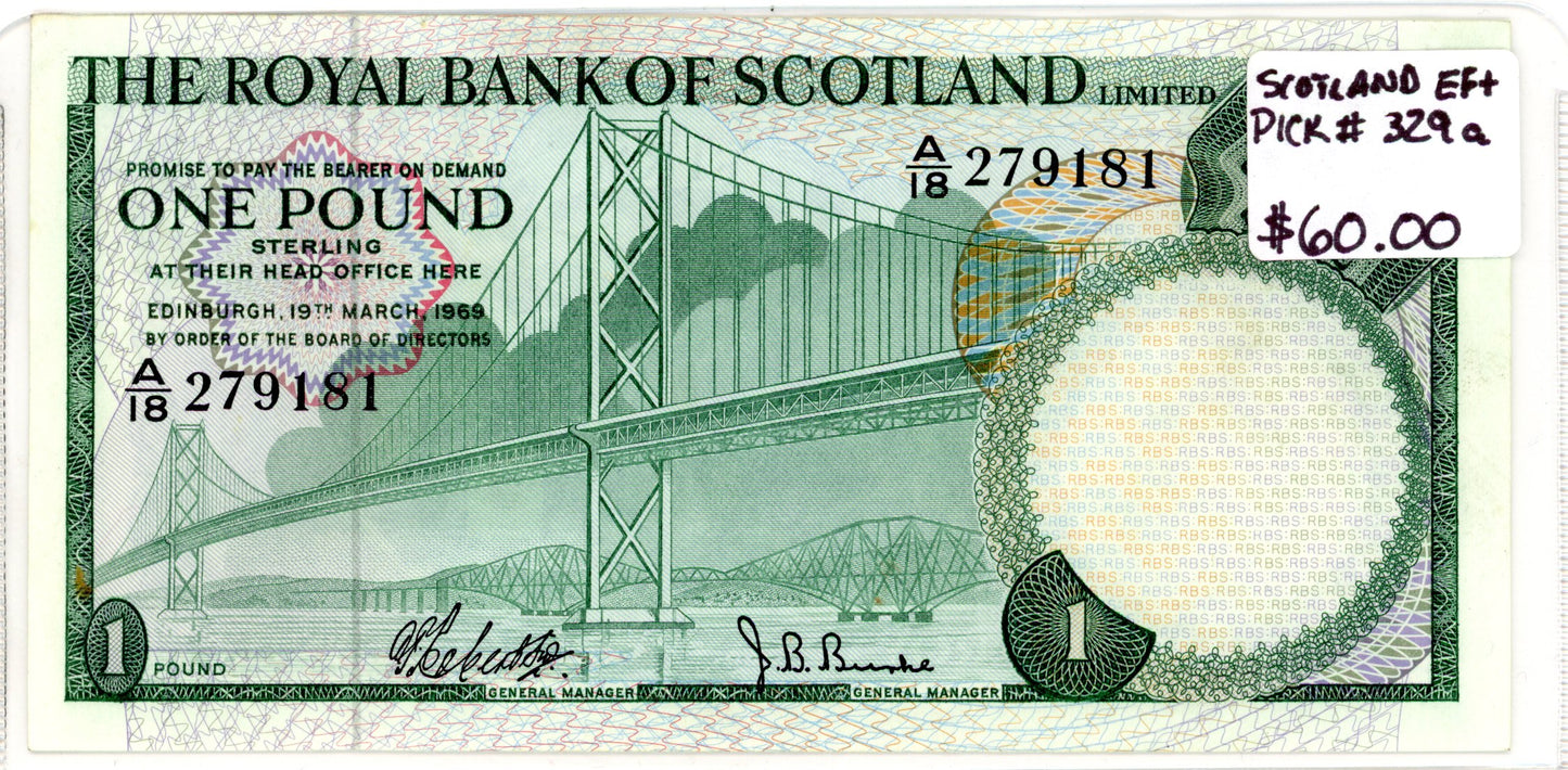 Scotland {Pick 329a} EF+