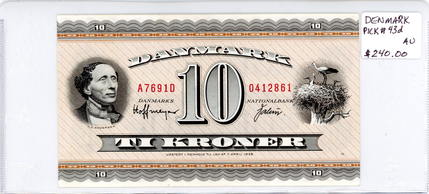 Denmark {Pick #43d} Au