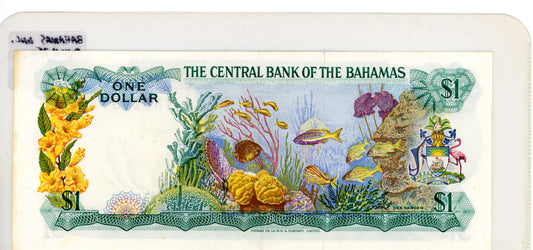 The Cental Bank of The Bahamas 1974 {Pick #35a} Unc.